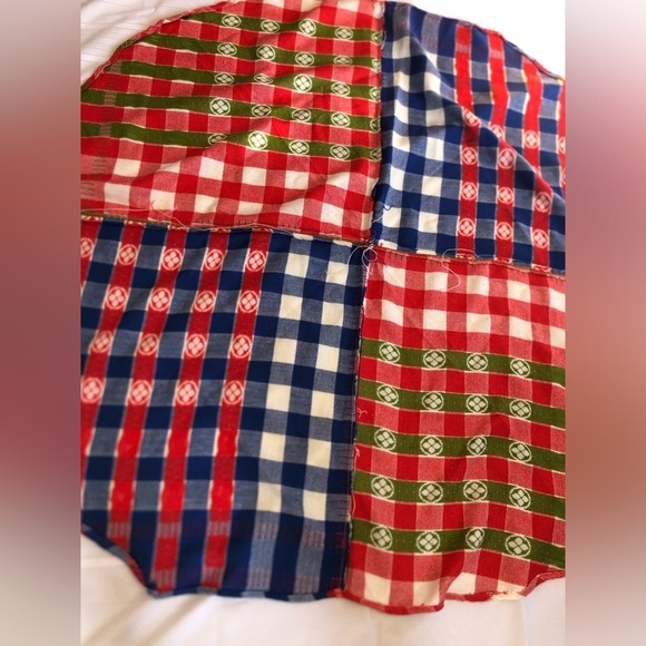 Handmade Colourful Checkered Fabric Tablecloth - Picture 13 of 15